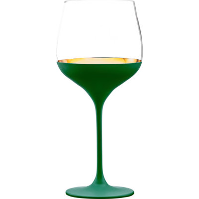 Oro Grand Burgundy Oro24K Largest Grand Burgundy Crystal 24K Gold Wine Glass
