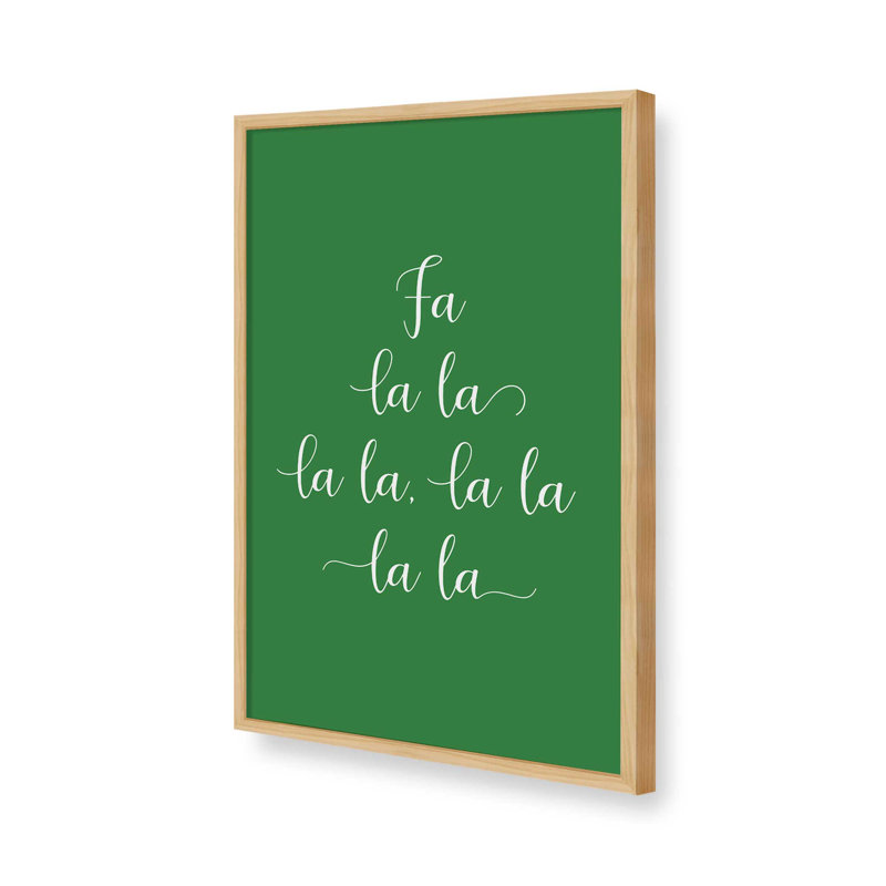 Fa Fa La La, reproduction d'art, Érable américain, 18 po x 24 po