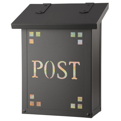 Pasadena Brass Wall Mounted Mailbox