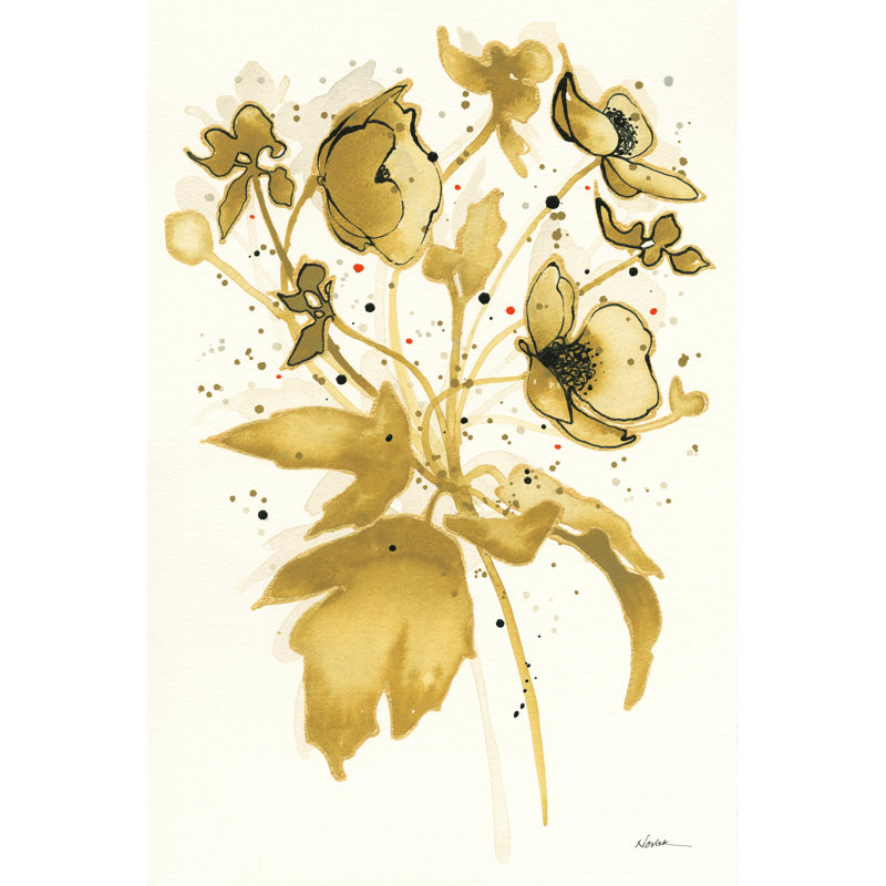Celebration d Or II by Shirley Novak - Painting Print, Wrapped Canvas, 91cm H x 61cm W