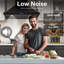 Hotte de cuisine murale 30 pouces, 900 pi³ / min, convertible, fixation murale, 4 vitesses, télécommande silencieuse en acier inoxydable et panneau tactile avec lumières DEL-120430900