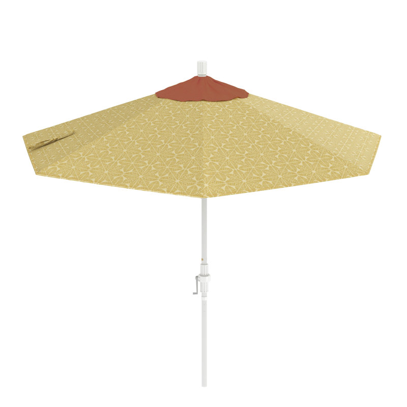 Santana 108'' Market Umbrella, Palmetto Sawgrass - Pacifica Premium