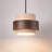 Modern Natural Stone And Wood Pendant Light