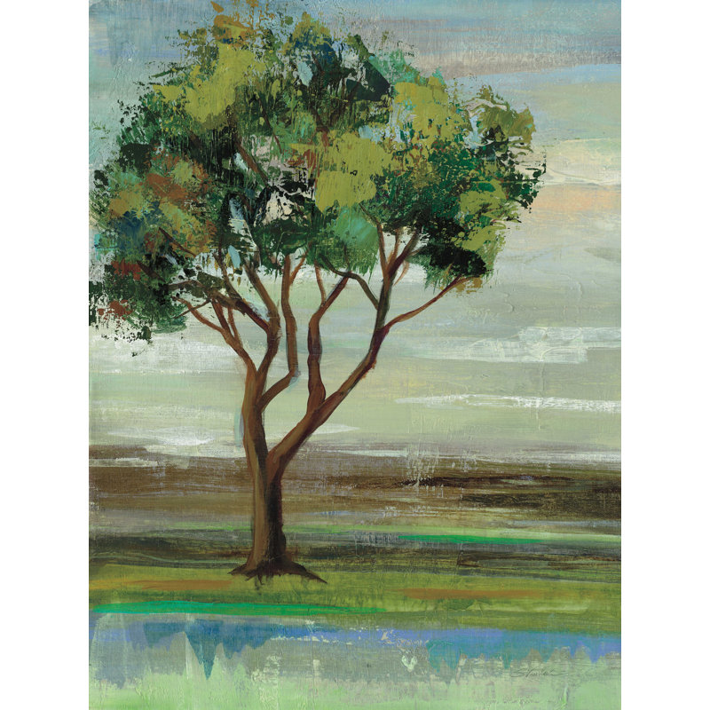 " Down The Road I " by Silvia Vassileva Painting Print, 16" H x 12" W