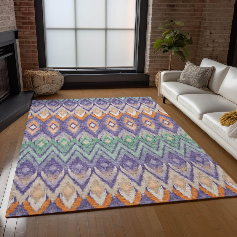 Khiri Southwestern Rug, Rectangle 9' x 12'