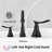Bathroom faucet with 360 degree turn spout-110825970