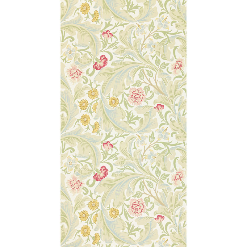 Leicester Wallpaper, Marble/Rose