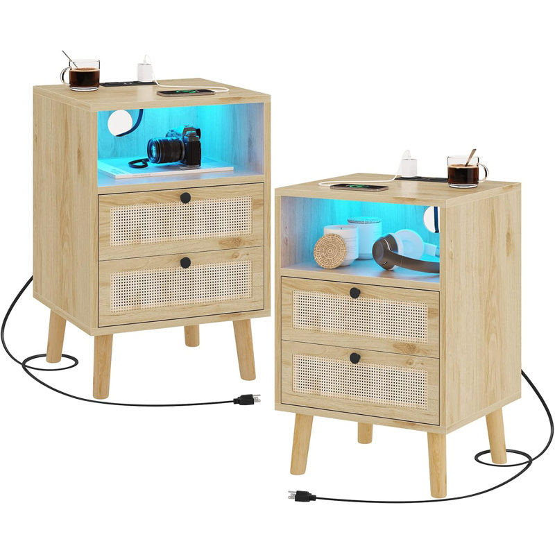 15.7'' W Nightstand (Set of 2)