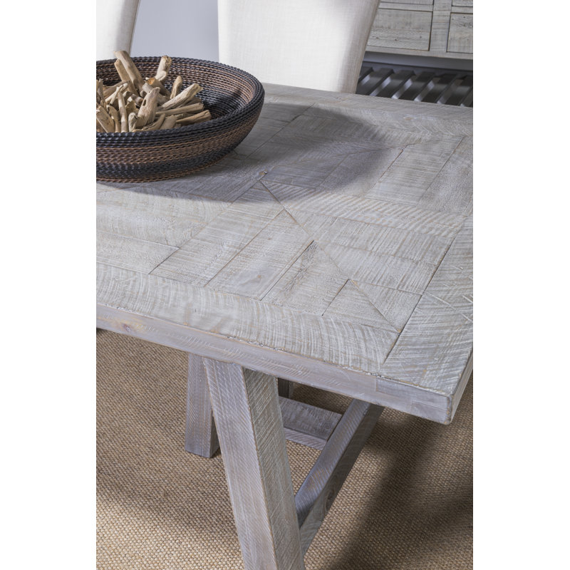 Ellerbe Extendable Pine Solid Wood Dining Table