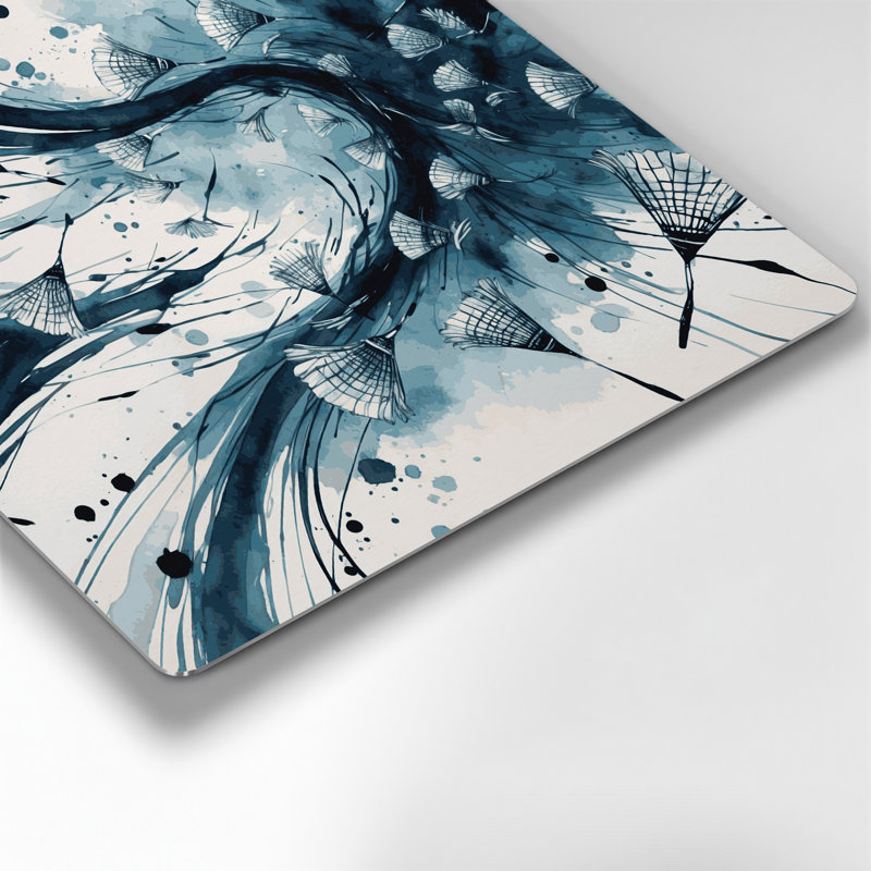 Art mural en métal Sports Badminton, H 144 po x l 144 po x P 0,05 po