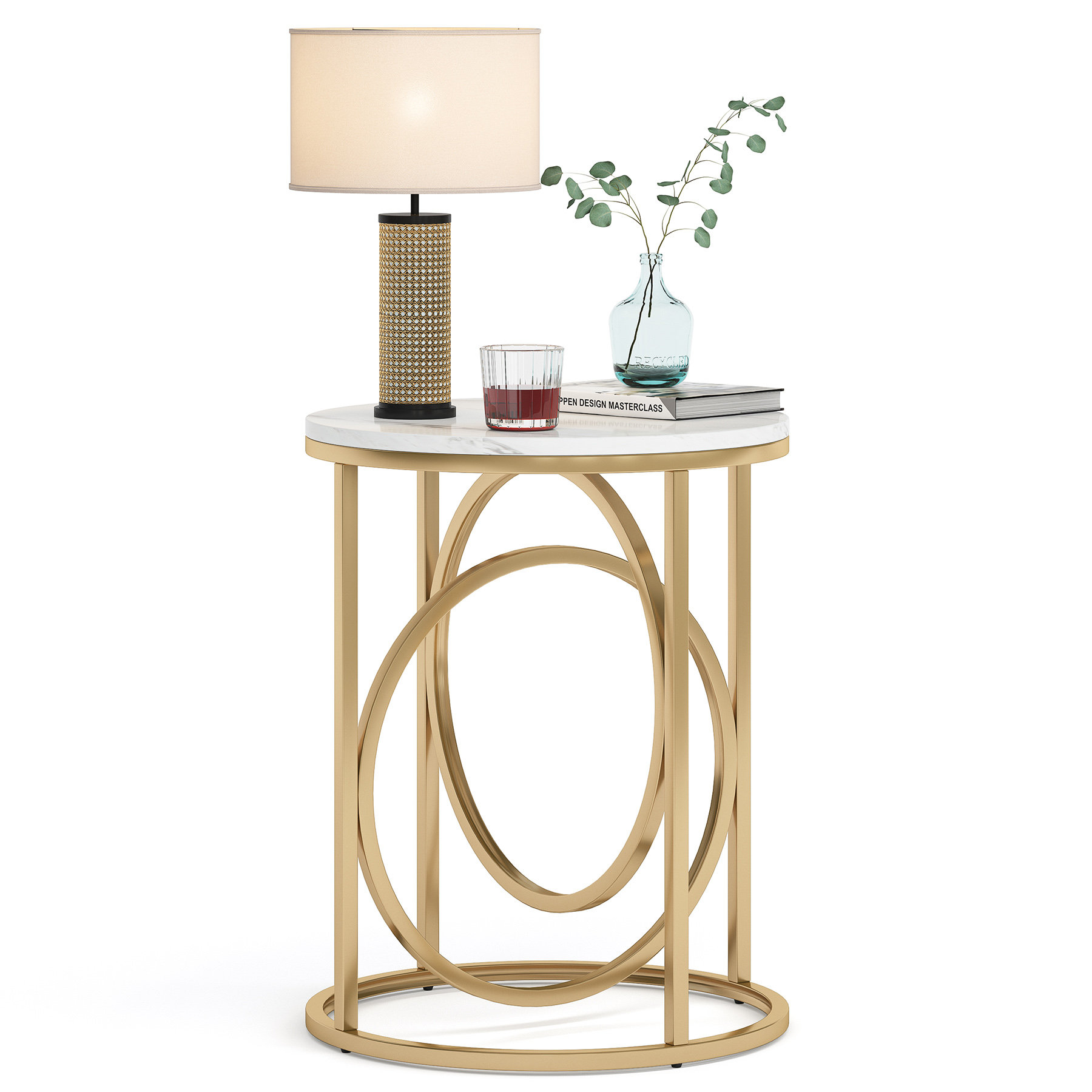 Everly Quinn Kashten Round End Table & Reviews | Wayfair