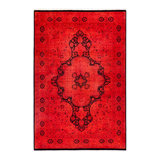 Fine Vibrance One-of-a-Kind 6' 0" X 9' 3" Hand Knotted Area Rug