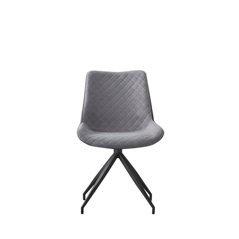 Tufted Side Chair in Grey