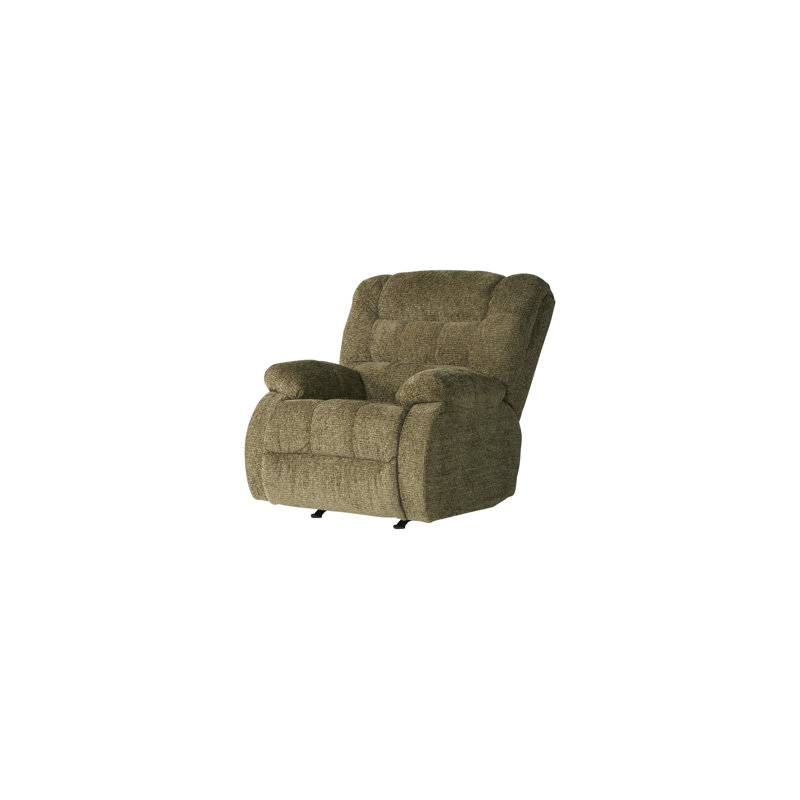 Amon Upholstered Recliner, Olive