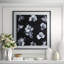 Black And White Flowers Print