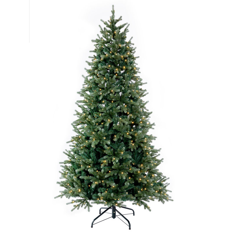 Épinette de Noël artificielle éclairée, 7'