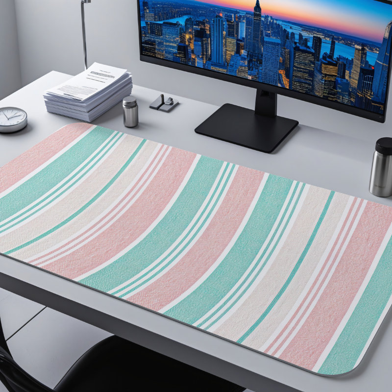 Polyester Desk Pad, 31.5x15.5