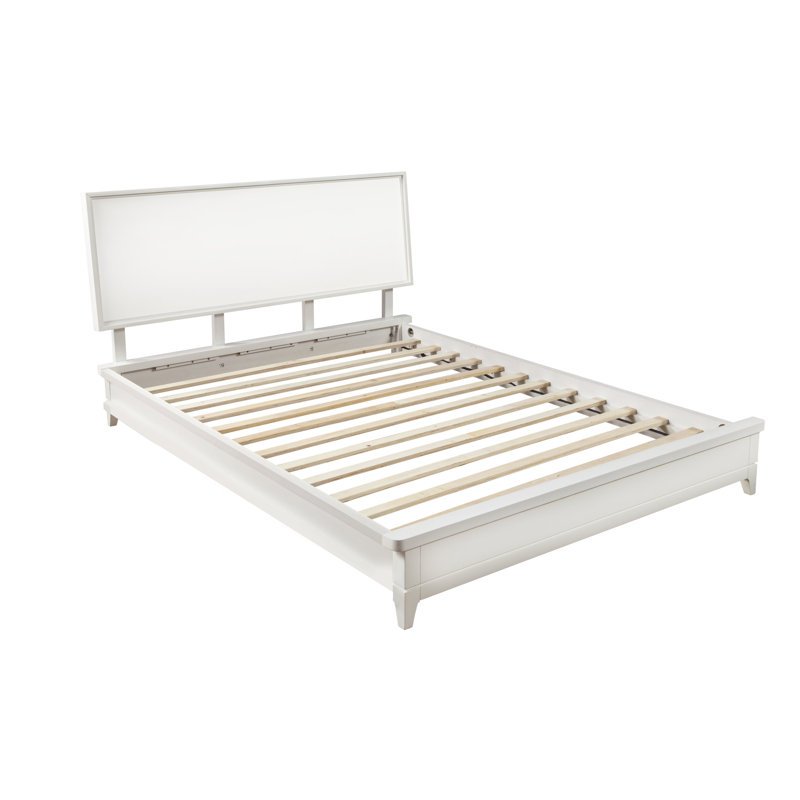 Wrightia Platform Bed, Chalk White, King