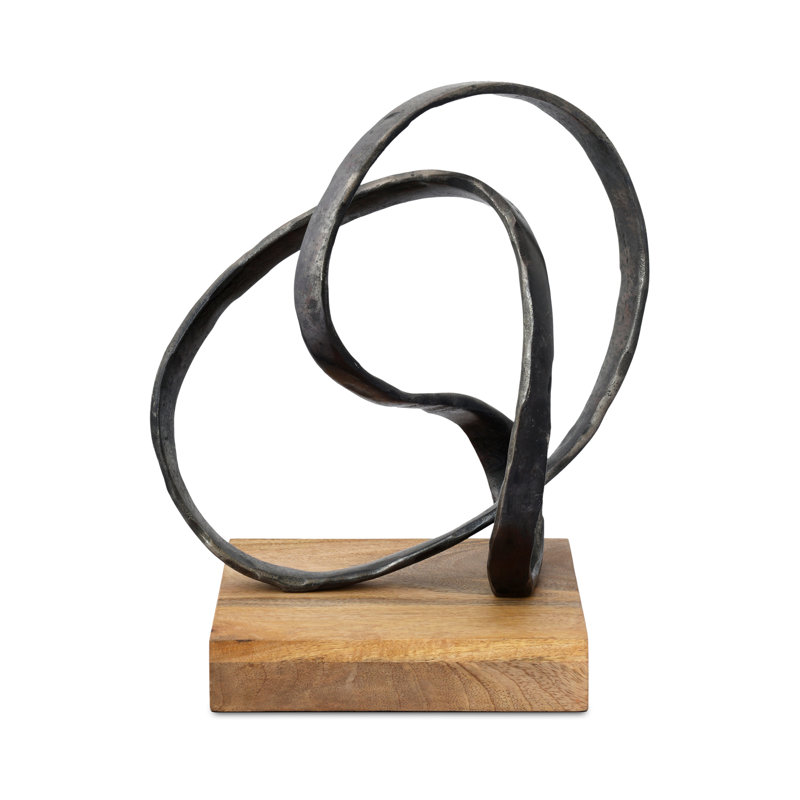 Sculpture en aluminium coulé Lida