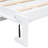 Twin Size Murphy Bed with Charging Station, Drawer & Storage Cabinets, Wood/White Finish, Arc Line Design-1920568677