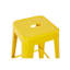 Tabourets de bar en métal de 30 po sans dossier à hauteur de comptoir de 30 po, jaunes, non empilables, détachables, à assemblage rapide, pour îlot de cuisine, bar, salle à manger, stable et rouille - avec structure d'assemblage