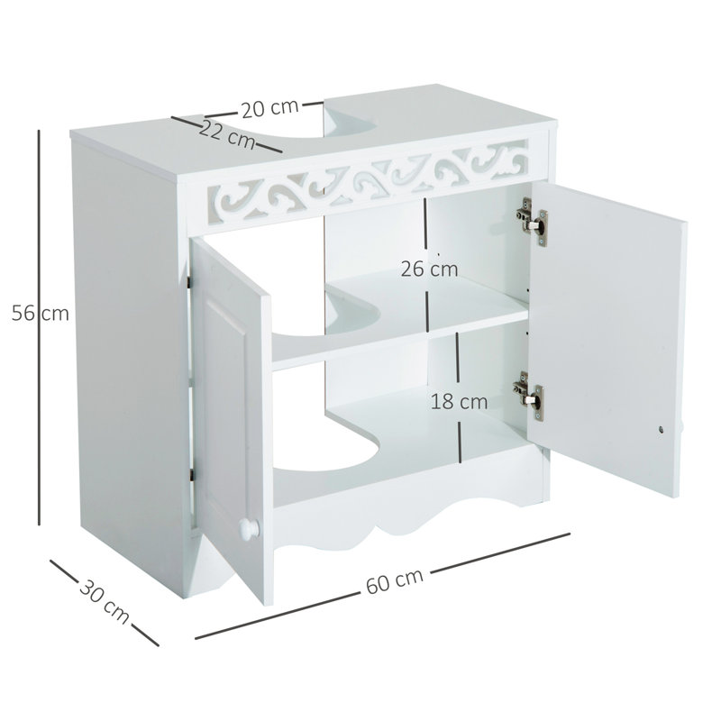 Aventura 60cm Single Bathroom Vanity Base Only