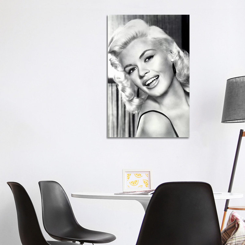 Jayne Mansfield's Gorgeous Smile by Radio Days - Print on Canvas, 101.6 cm H x 66.04 cm W x 1.91 cm D, Wrapped Canvas