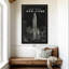 Lilie Blueprint Map New York Chrysler Building noir-108472956