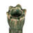 Stoneware Flower-Shaped Candelabra In Reactive Glaze