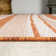 Tapis orange / crème Clarisa