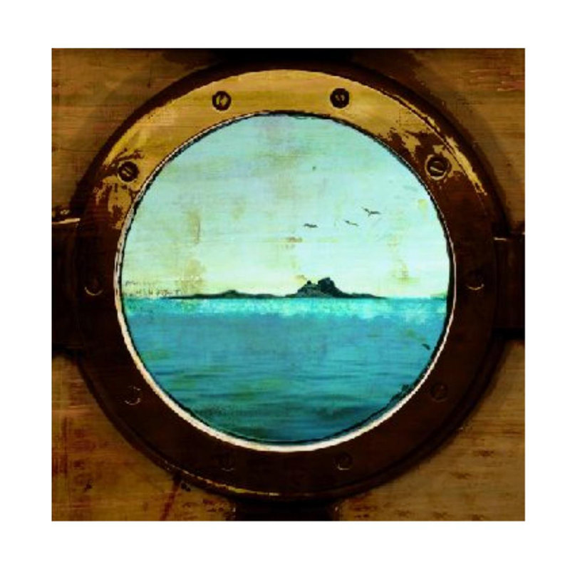 Finestra Sul Mare III Print by Chelsea Art Studio, 40" H x 40" W x 1.5" D, Outdoor