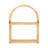 Carrizales Arched Rattan Wall Shelf