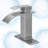 Waterfall Single Hole Single-Handle Low-Arc Bathroom Faucet-107519839