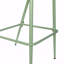 Ensemble de 2 tabourets de bar d'extérieur, structure en aluminium d'une hauteur de siège de 29 po avec dossier tissé en corde festonné-556889822