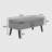 Tufted Storage Ottoman Bench | Solid Wood Legs, Safety-Hinged Lid for Bedroom End of Bed & Entryway-1308431770