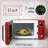 Nostalgia 0.7 Cubic Feet Countertop Microwave-67366387