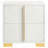 White 2-Drawer Nightstand