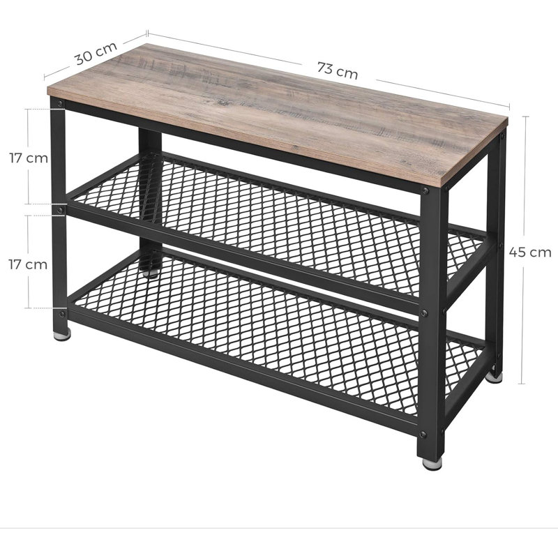 Shoe Storage, Greige/Black