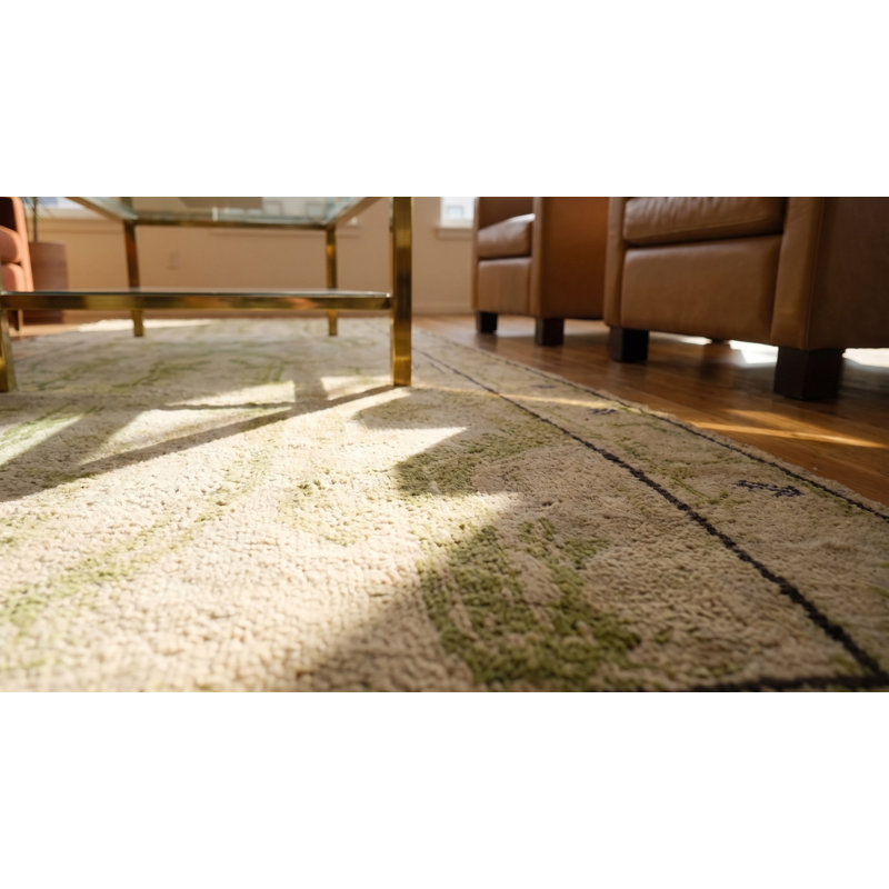 Antique Chinese - Mongolian Hallway Runner Wool Ivory Rug