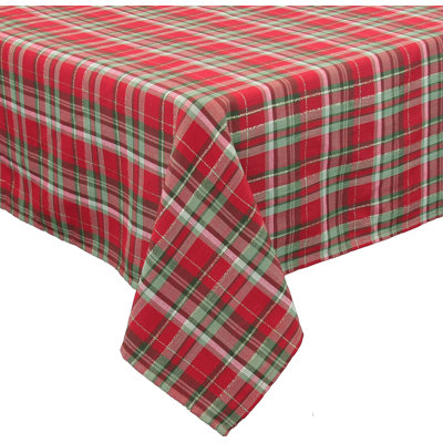 Holiday Tartan Christmas Tablecloth