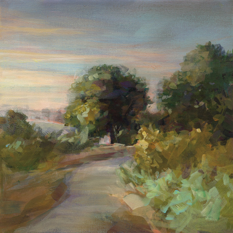 «Eucalyptus Trail» par Danhui Nai, reproduction d'art sur toile tendue, H 30 po x l 30 po