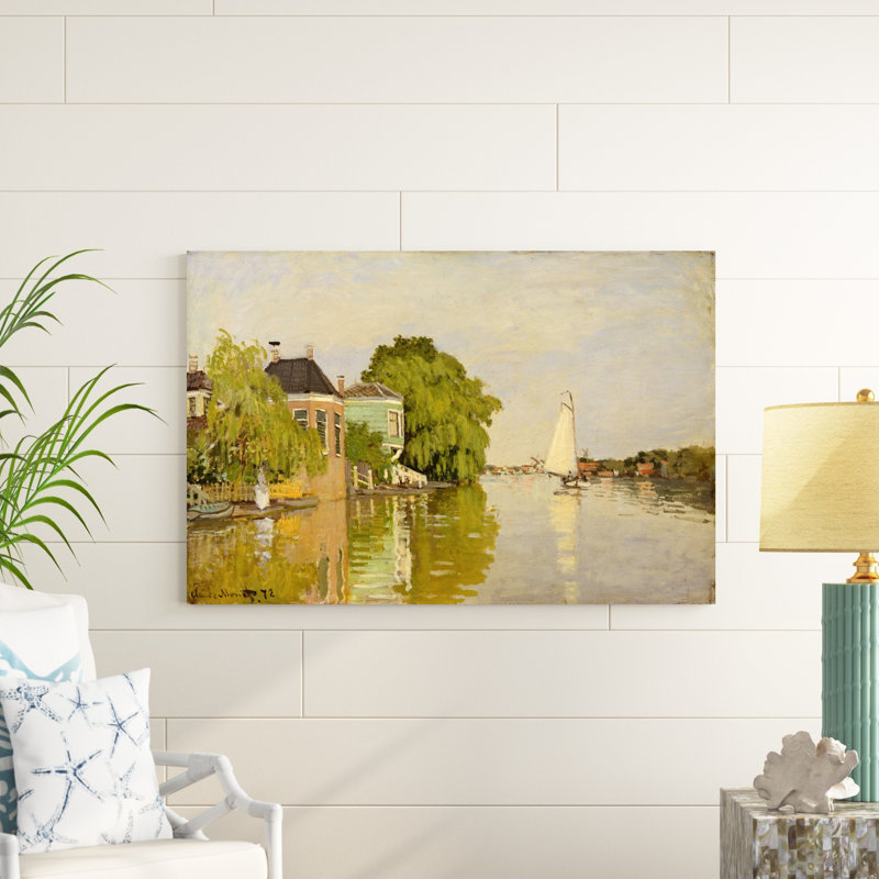 Maisons sur l'Achterzaan, H 32 po x l 48 po x P 1,25 po