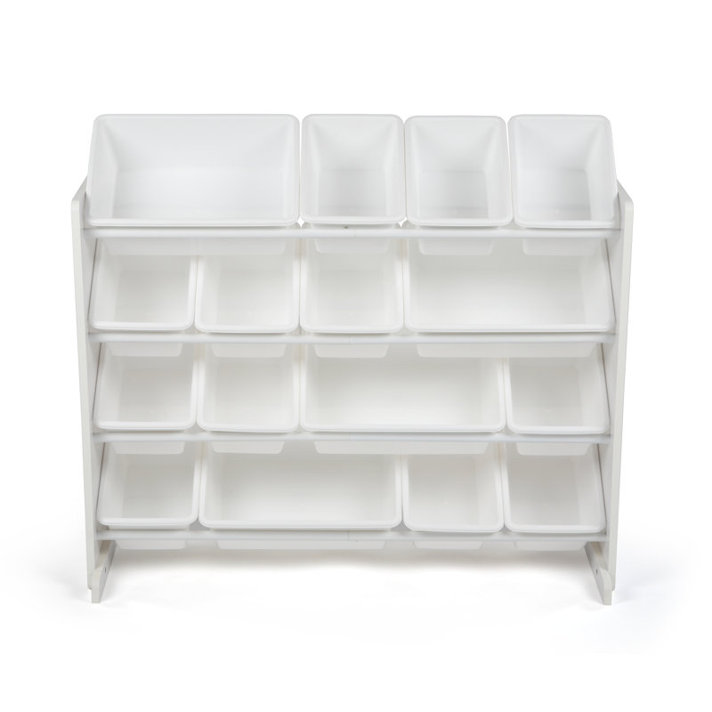 Kid's Toy Organizer, White