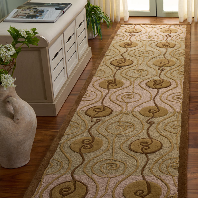 Brazeal Soho Hand Tufted Wool Pile Oriental Rug, Runner 2'6" x 10'
