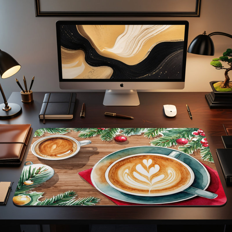 Polyester Desk Pad, 31.5x15.5