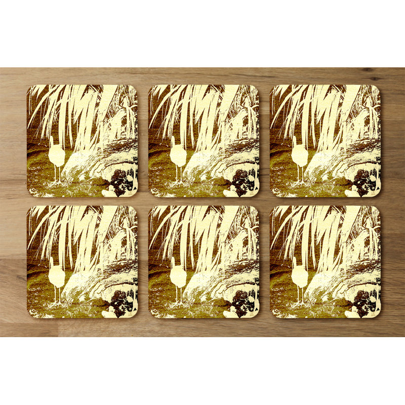 Square 6 Piece Coaster Set