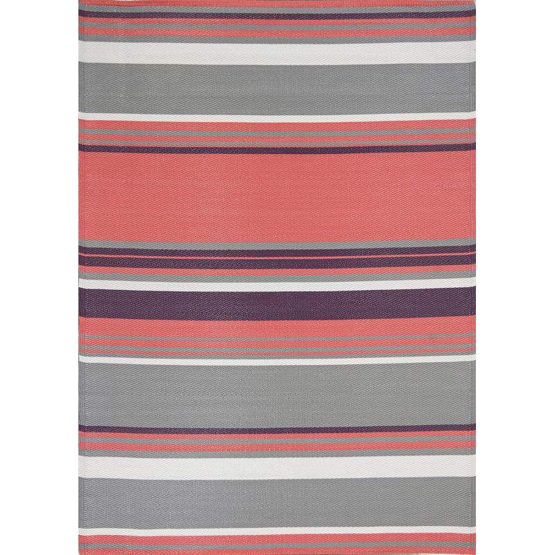 Ashlae Geometric Indoor / Outdoor Rug, Rectangle 5' x 7'