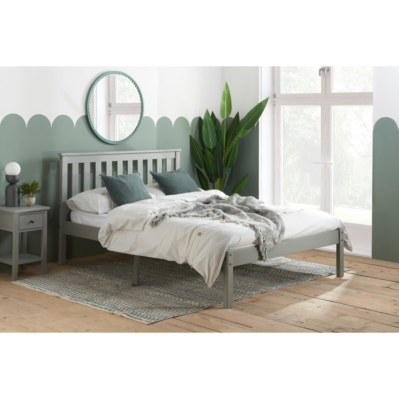 Alam Bed Frame, Grey, Double (4'6)