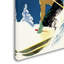 « ski », reproduction d’impression sur toile tendue-21937554