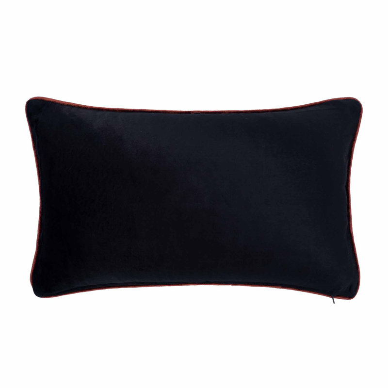 Coussin décoratif en velours Love Bee, 12 po x 20 po